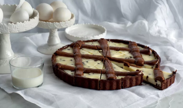 Tart ricotta e gocce cioccolato – La Cremeria